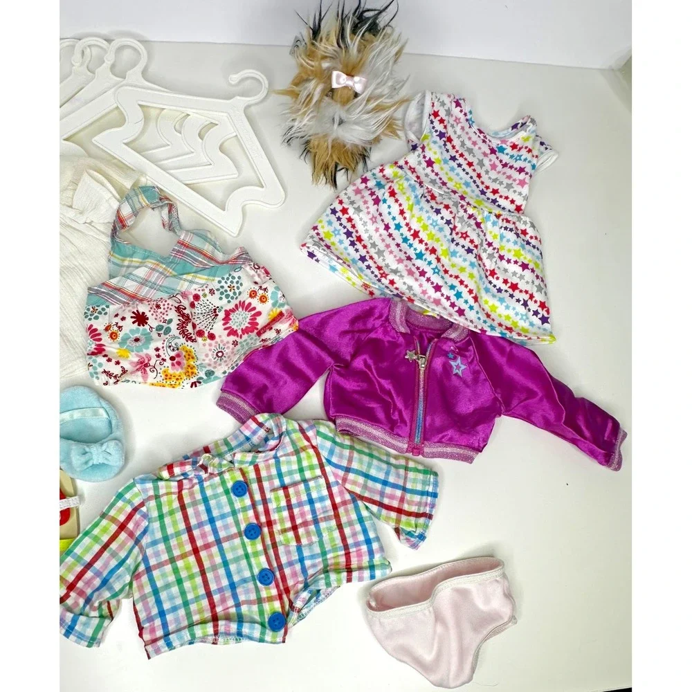 American Girl clothes Truly Me Rainbow Julie Meet Shirt Undies Sugar Yorkie Lot